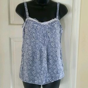 Pretty Light Floral Old Navy Tank